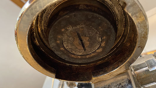 Vieze bruine zetgroep