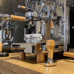 Hout voor espressomachines